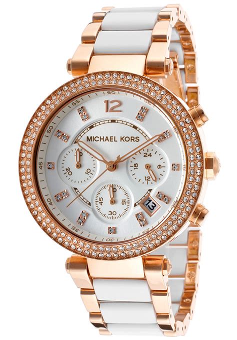 michael kors women's two tone parker watch|Michael Kors parker.